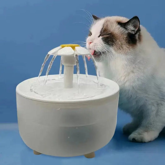 Automatic Pet Water Fountain 1200mL – USB Electric Cat Drinking Bowl with Filter
