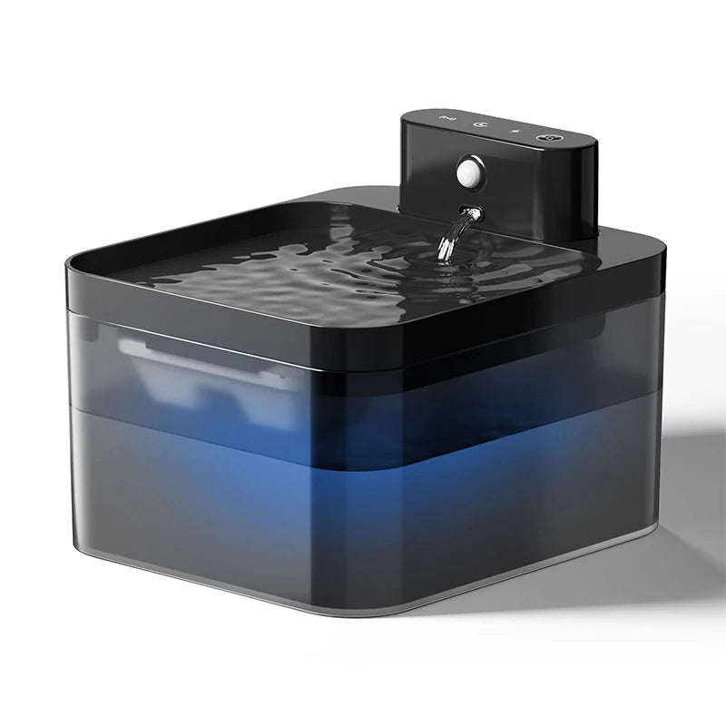 Wireless Automatic Cat Water Fountain – 2600mAh Smart Pet Water Dispenser with Infrared Sensor