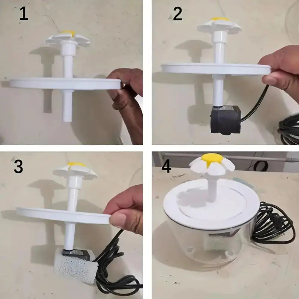 Automatic Pet Water Fountain 1200mL – USB Electric Cat Drinking Bowl with Filter