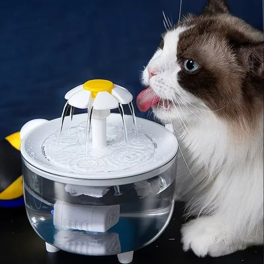 Automatic Pet Water Fountain – 1200mL USB Electric Cat Drinking Bowl with Filter