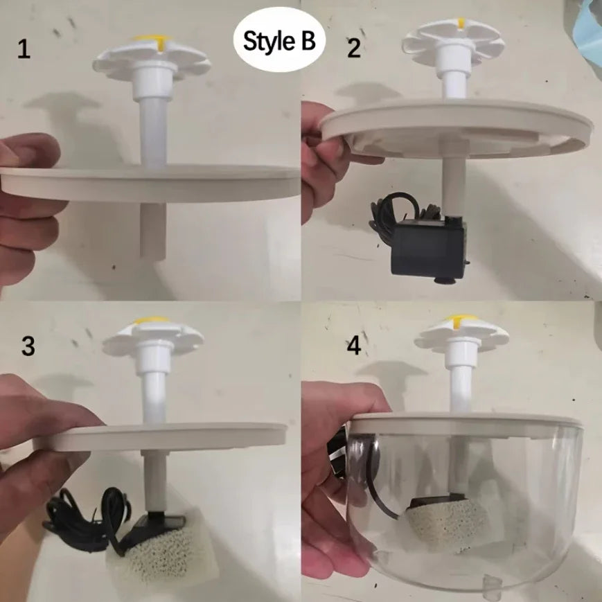 Automatic Pet Water Fountain – 1200mL USB Electric Cat Drinking Bowl with Filter