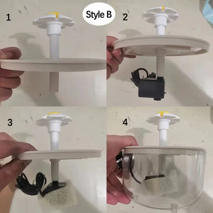Automatic Pet Water Fountain – 1200mL USB Electric Cat Drinking Bowl with Filter