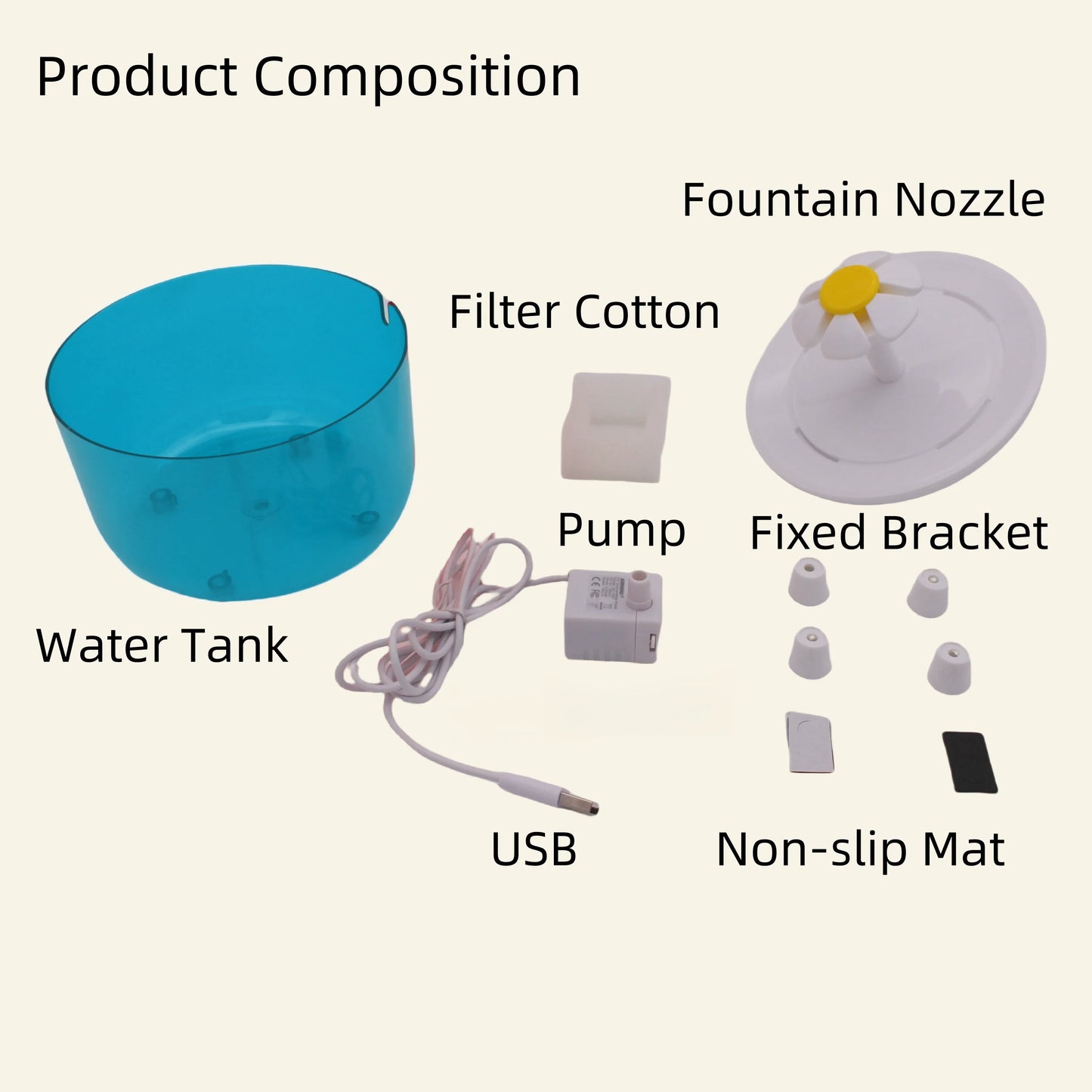 Automatic Pet Water Fountain – 1200mL USB Electric Cat Drinking Bowl with Filter