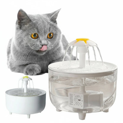 Automatic Pet Water Fountain – 1200mL USB Electric Cat Drinking Bowl with Filter