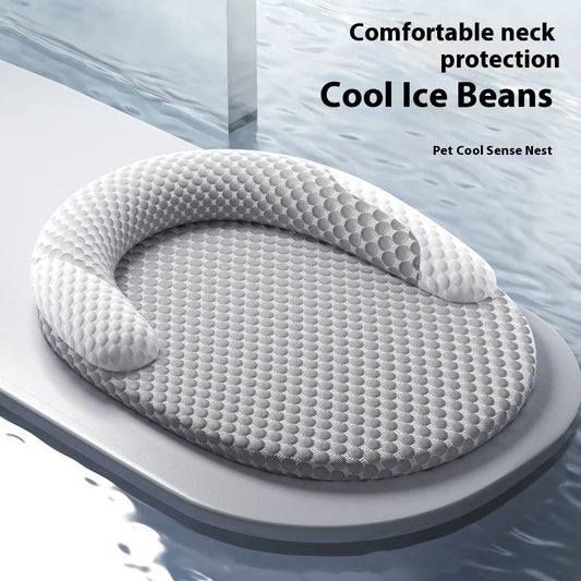 Summer Pet Cooling Mat – Washable Dog & Cat Bed, All-Season Comfort Pad